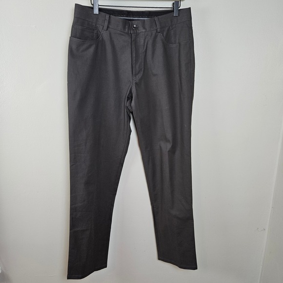 Esq Other - ESQ Fabric by Ing Loro Piana & Co Trousers Men's 34‎ Brown Grey Pants